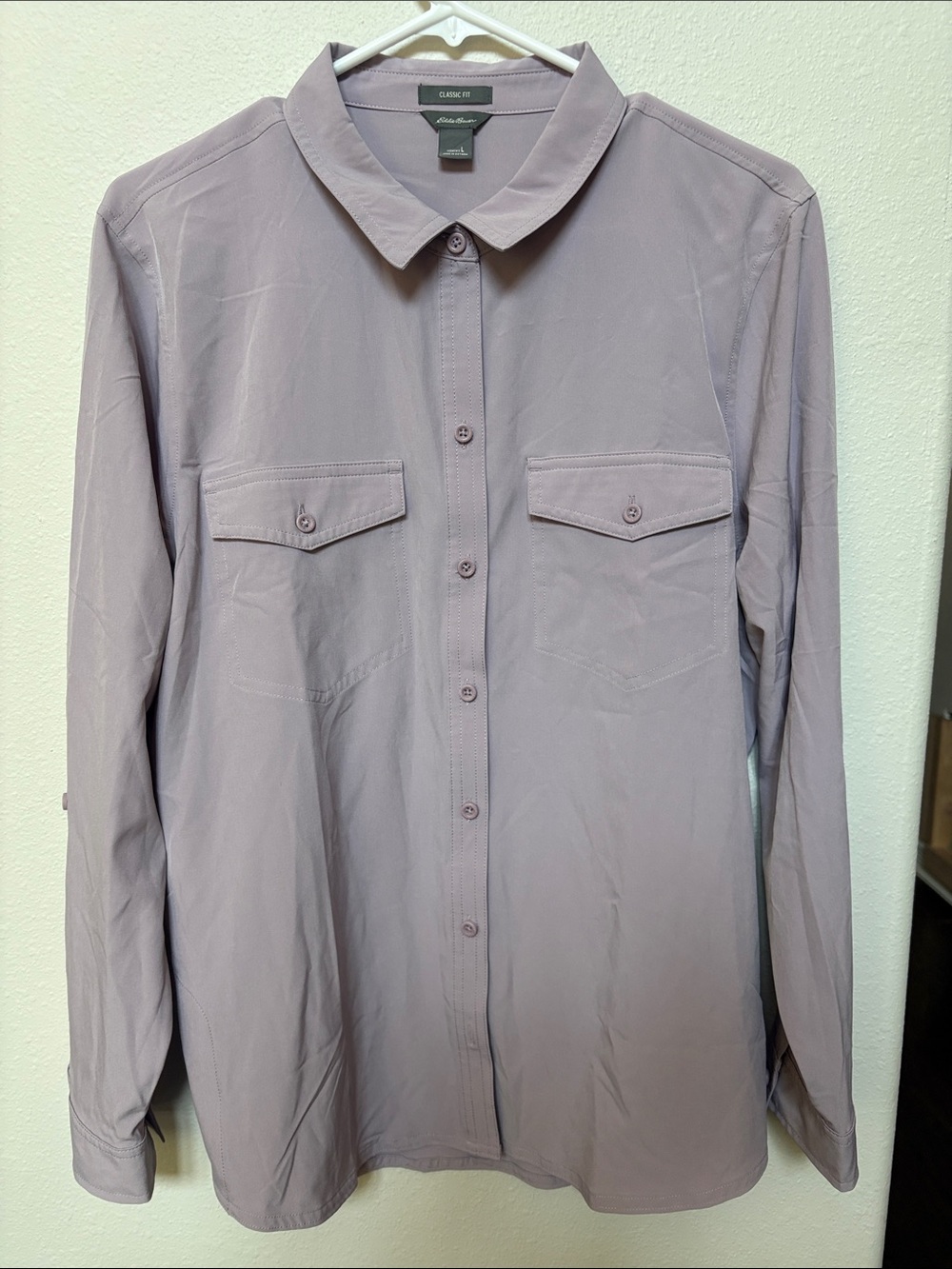New Women’s large Eddie Bauer light purple